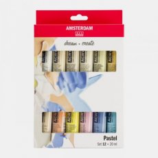 Amsterdam Acrylic - Pastel set (12 x 20ml)