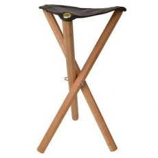 Tripod leather stool