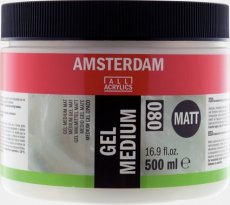 Amsterdam - Gel Medium Mat (080) - 500ml Amsterdam - Gel Medium Matt (080) - 500ml